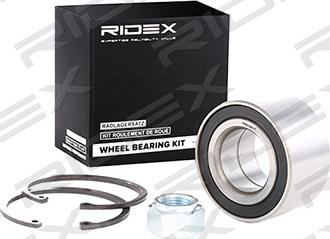 RIDEX 654W0107 - Wheel hub, bearing Kit autospares.lv