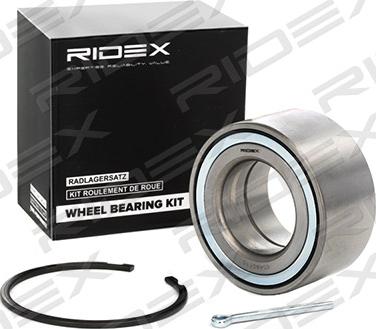 RIDEX 654W0115 - Wheel hub, bearing Kit autospares.lv