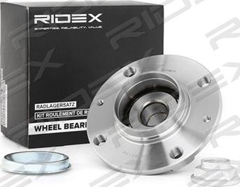 RIDEX 654W0138 - Wheel hub, bearing Kit autospares.lv