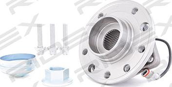 RIDEX 654W0128 - Wheel hub, bearing Kit autospares.lv