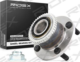 RIDEX 654W0175 - Wheel hub, bearing Kit autospares.lv