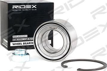 RIDEX 654W0344 - Wheel hub, bearing Kit autospares.lv