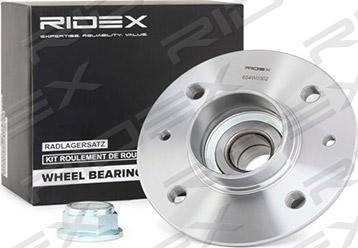 RIDEX 654W0302 - Wheel hub, bearing Kit autospares.lv