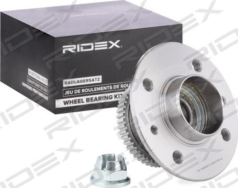 RIDEX 654W0313 - Wheel hub, bearing Kit autospares.lv