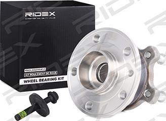 RIDEX 654W0317 - Wheel hub, bearing Kit autospares.lv