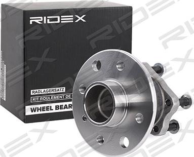 RIDEX 654W0378 - Wheel hub, bearing Kit autospares.lv