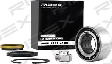 RIDEX 654W0296 - Wheel hub, bearing Kit autospares.lv