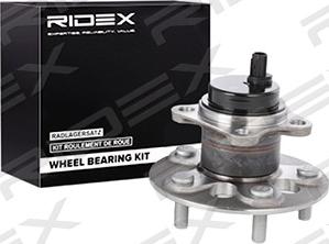 RIDEX 654W0208 - Wheel hub, bearing Kit autospares.lv