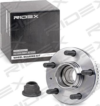 RIDEX 654W0288 - Wheel hub, bearing Kit autospares.lv