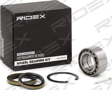 RIDEX 654W0283 - Wheel hub, bearing Kit autospares.lv