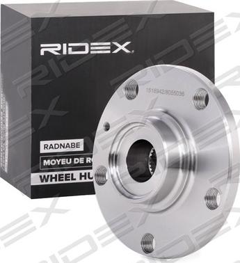 RIDEX 653W0014 - Wheel Hub autospares.lv