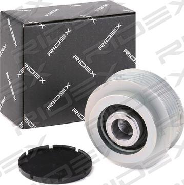 RIDEX 1390F0045 - Pulley, alternator, freewheel clutch autospares.lv