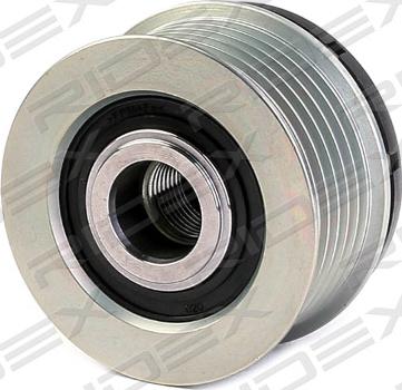 RIDEX 1390F0056 - Pulley, alternator, freewheel clutch autospares.lv