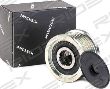 RIDEX 1390F0060 - Pulley, alternator, freewheel clutch autospares.lv