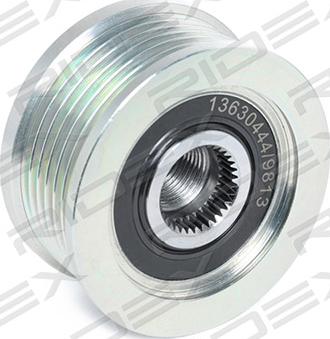 RIDEX 1390F0008 - Pulley, alternator, freewheel clutch autospares.lv