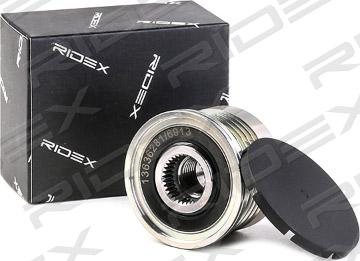 RIDEX 1390F0085 - Pulley, alternator, freewheel clutch autospares.lv