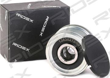 RIDEX 1390F0082 - Pulley, alternator, freewheel clutch autospares.lv