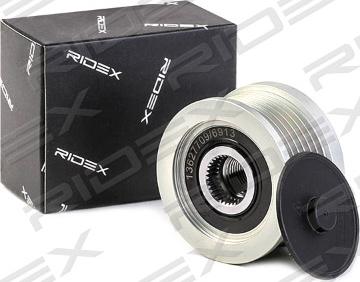 RIDEX 1390F0030 - Pulley, alternator, freewheel clutch autospares.lv