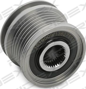 RIDEX 1390F0025 - Pulley, alternator, freewheel clutch autospares.lv