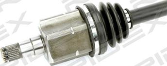 RIDEX 13D0127 - Drive Shaft autospares.lv