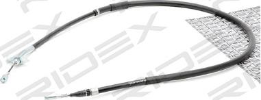 RIDEX 124C0228 - Cable, parking brake autospares.lv