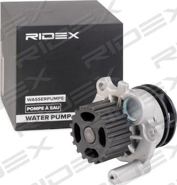 RIDEX 1260W0091 - Water Pump autospares.lv