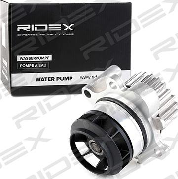 RIDEX 1260W0058 - Water Pump autospares.lv