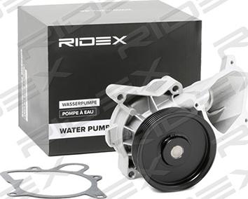 RIDEX 1260W0053 - Water Pump autospares.lv