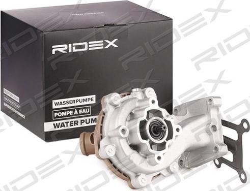 RIDEX 1260W0052 - Water Pump autospares.lv