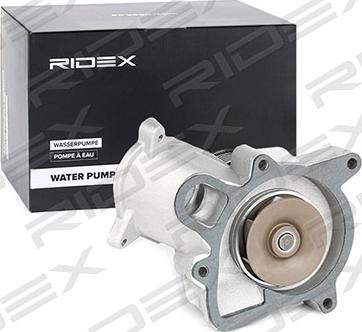 RIDEX 1260W0066 - Water Pump autospares.lv