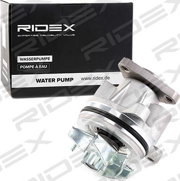 RIDEX 1260W0061 - Water Pump autospares.lv