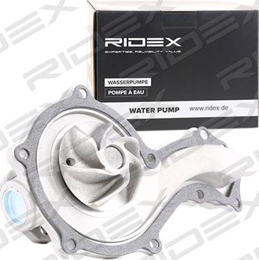 RIDEX 1260W0009 - Water Pump autospares.lv