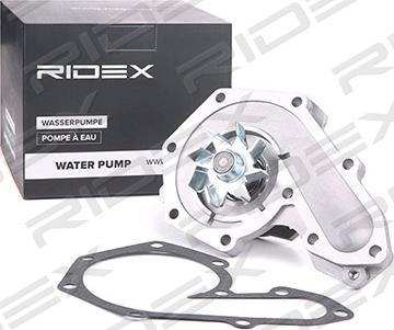 RIDEX 1260W0005 - Water Pump autospares.lv