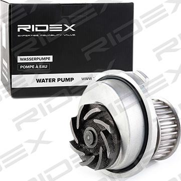 RIDEX 1260W0019 - Water Pump autospares.lv