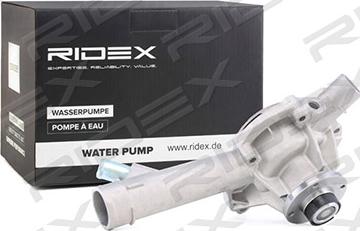 RIDEX 1260W0010 - Water Pump autospares.lv