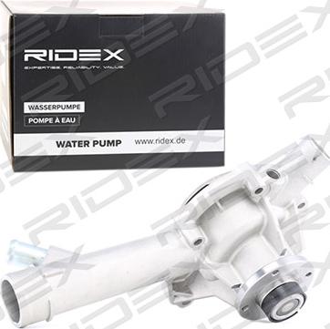 RIDEX 1260W0010 - Water Pump autospares.lv