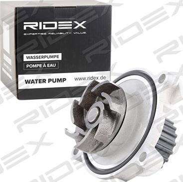 RIDEX 1260W0011 - Water Pump autospares.lv