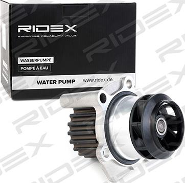 RIDEX 1260W0018 - Water Pump autospares.lv