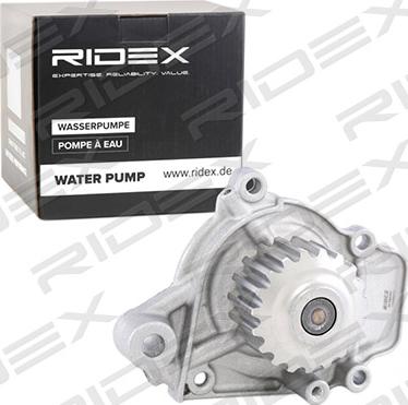 RIDEX 1260W0013 - Water Pump autospares.lv