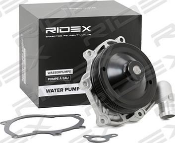 RIDEX 1260W0080 - Water Pump autospares.lv