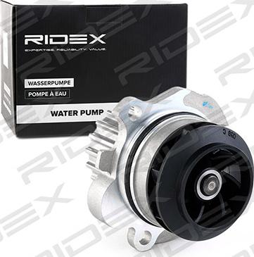 RIDEX 1260W0035 - Water Pump autospares.lv