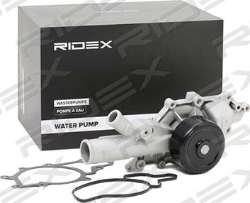 RIDEX 1260W0031 - Water Pump autospares.lv