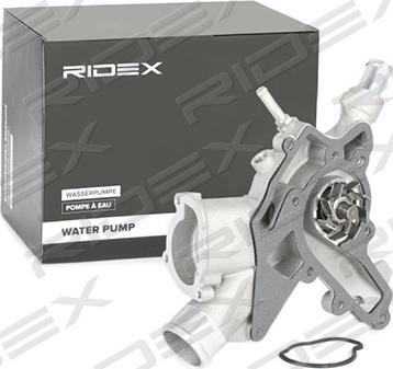 RIDEX 1260W0075 - Water Pump autospares.lv