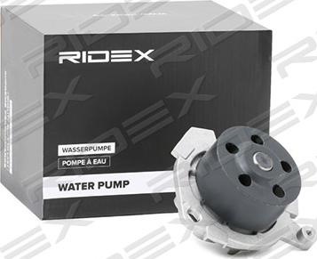 RIDEX 1260W0196 - Water Pump autospares.lv