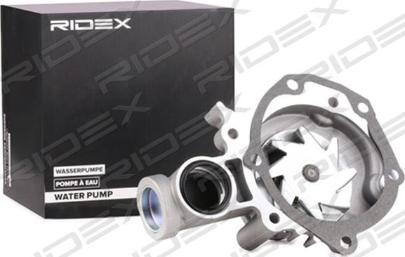 RIDEX 1260W0151 - Water Pump autospares.lv