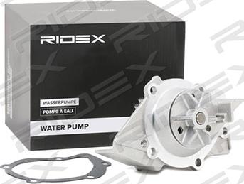 RIDEX 1260W0169 - Water Pump autospares.lv