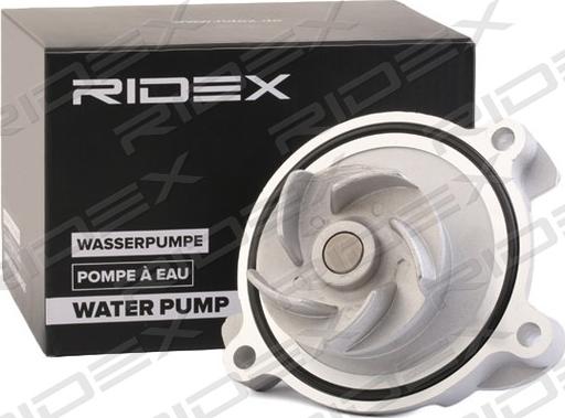 RIDEX 1260W0109 - Water Pump autospares.lv