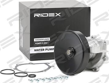 RIDEX 1260W0116 - Water Pump autospares.lv
