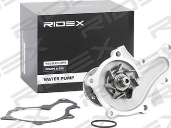 RIDEX 1260W0117 - Water Pump autospares.lv