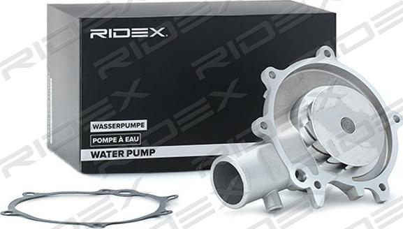 RIDEX 1260W0120 - Water Pump autospares.lv